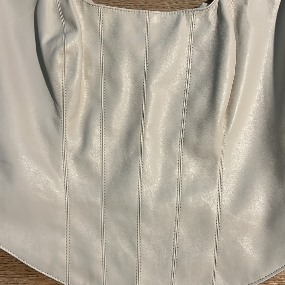 Abercrombie faux leather tank top - Picture 3 of 6